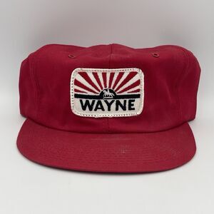 Vintage 80s Wayne Feed K-Brand Patch Trucker Farmer Snapback Hat Cap Rare